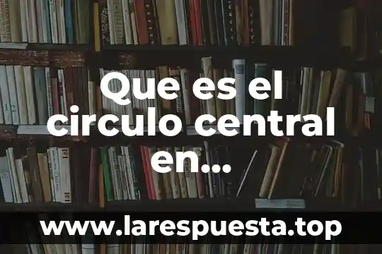 Que es el circulo central en matemáticas