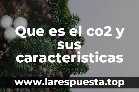 ¿Qué es mejor CO2 o green gas? 3 Que es el co2 y sus caracteristicas