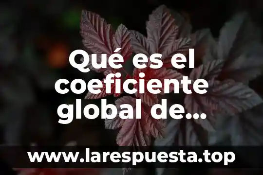 Que es ser un remero en rugby 5 Qué es el coeficiente global de transferencia de masa
