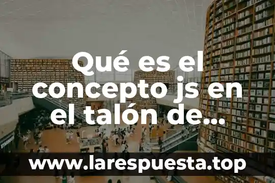 Qué es el concepto js en el talón de cheque