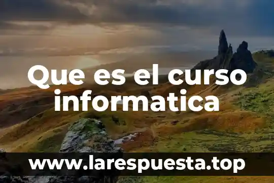 Qué es cromosoma sexual en biología 5 Que es el curso informatica