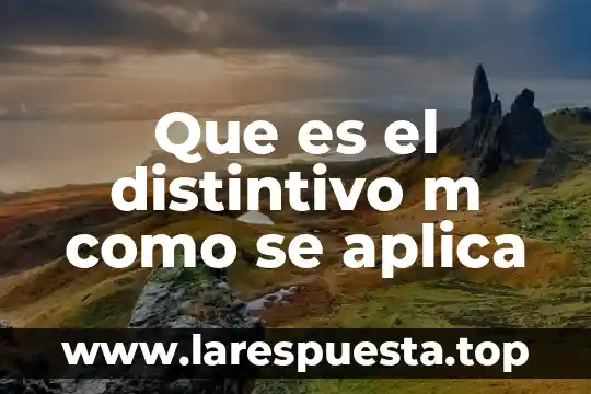 Que es la monarquia y en que paises se aplica 3 Que es el distintivo m como se aplica