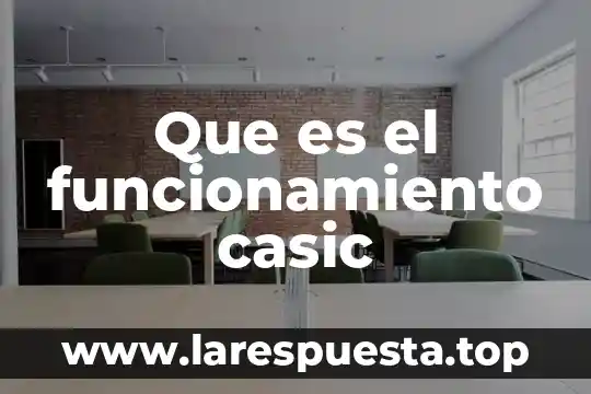 Que es el funcionamiento casic