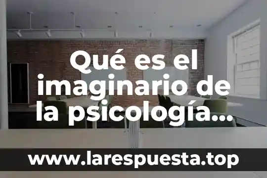 Qué es el imaginario de la psicología cornelius castoriadis