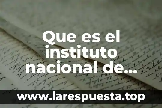 Que es enfermedades por problemas sociales 7 Que es el instituto nacional de enfermedades respiratorias