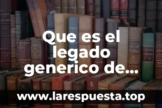 Qué es el legado cultural de Mesopotamia 5 Que es el legado generico de liberacion de deudas