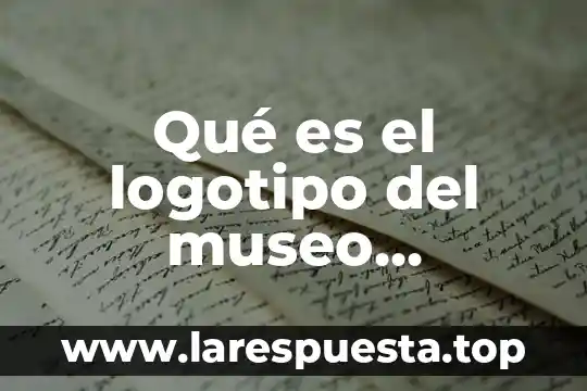 Qué es el logotipo del museo nacional de antropología