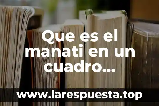 Qué es un cuadro de diálogo informática 5 Que es el manati en un cuadro sinoptico