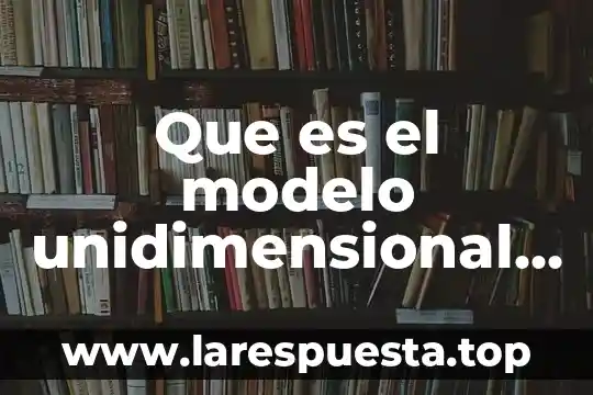 Que es modelo estacionario 6 Que es el modelo unidimensional de salud-enfermedad