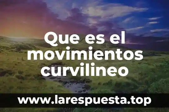 Movimientos contra el gasolinazo que es 7 Que es el movimientos curvilineo