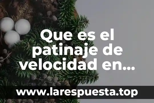 Que es el patinaje de velocidad en pista corta