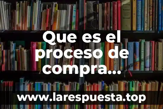 Que es el humanismo para ti 4 Que es el proceso de compra industrial