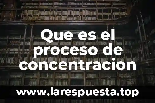 Que es el proceso de motivacion 7 Que es el proceso de concentracion