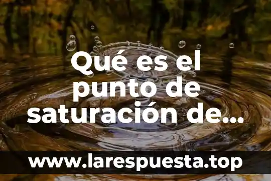 Que es la historia pediatrica 3 Qué es el punto de saturación de la fibra