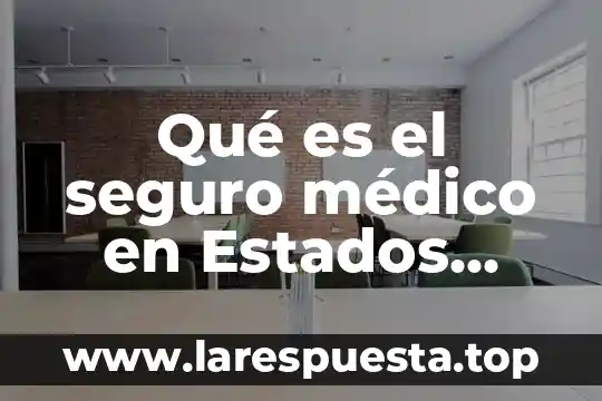 Que es la adolescencia en estados unidos 4 Qué es el seguro médico en Estados Unidos