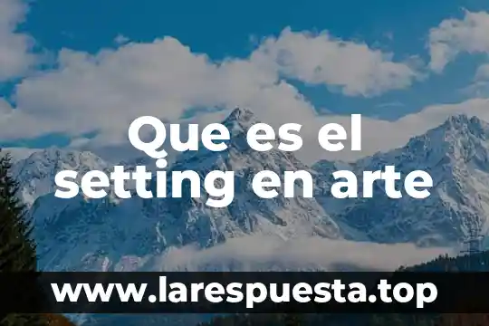 Arthur C. Danto que es el arte bibliografía 6 Que es el setting en arte