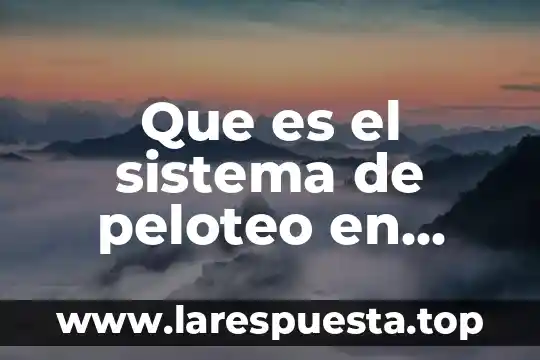 Que es el sistema de peloteo en cardiologia