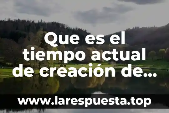 Que es el tiempo actual de creación de casos