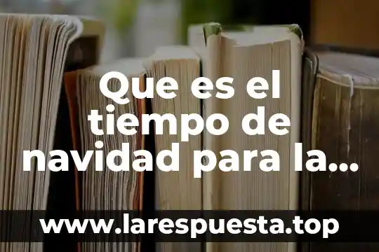 Cuento para aprender que es la navidad en preescolar 3 Que es el tiempo de navidad para la iglesia catolica