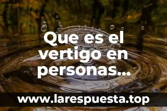 Que es la resina y cuatro personas resistentes 8 Que es el vertigo en personas ipertensas