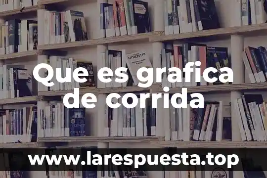 Que es grafica de corrida