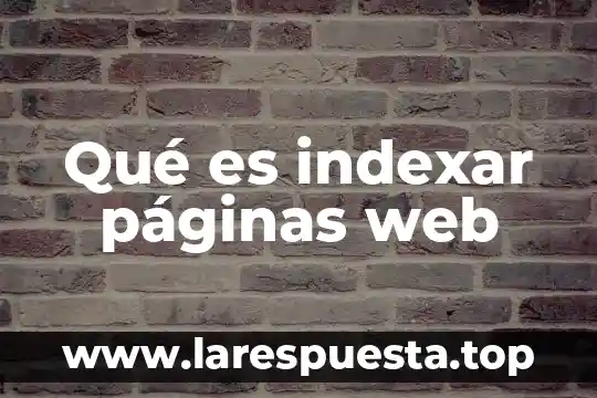 Que es leucopenia en niños 6 Qué es indexar páginas web