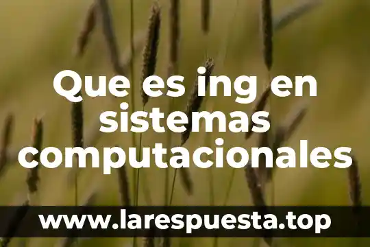 Que es la carrera de ingeniero en sistemas computacionales 3 Que es ing en sistemas computacionales