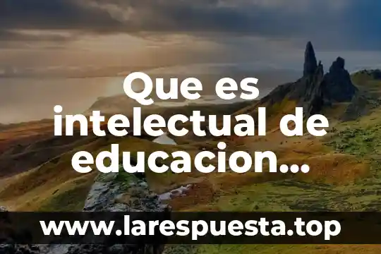 Que es el instituto nacional de propiedad intelectual 8 Que es intelectual de educacion especial