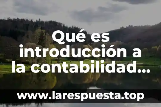 Que es una tarja en contabilidad 6 Qué es introducción a la contabilidad de costos