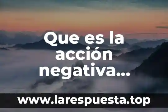 Que es la acción negativa opacidad en un examen pericial