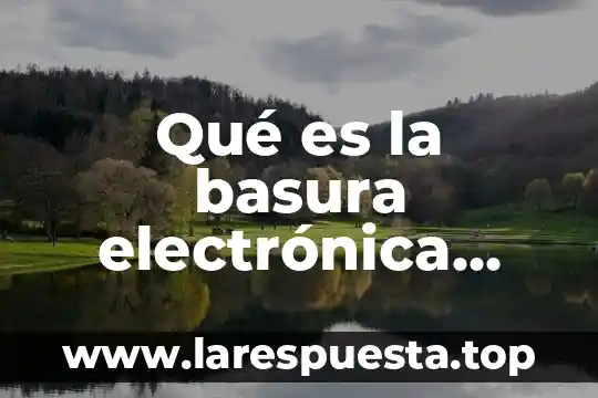 Qué es un cuadrilátero y ejemplos 6 Qué es la basura electrónica resumen