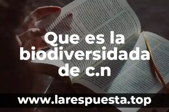Yacon que es y para que sirve 8 Que es la biodiversidada de c.n