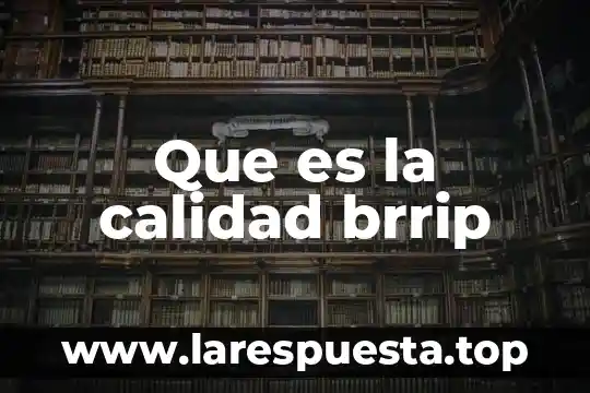 Que es la calidad japonesa 4 Que es la calidad brrip