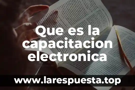 Que es la nube electronica informatica 3 Que es la capacitacion electronica