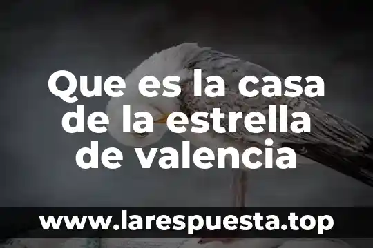 Que es la casa de la estrella de valencia