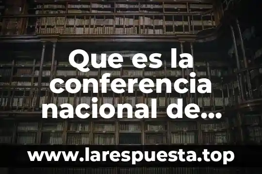 Que es la conferencia nacional de seguridad publica