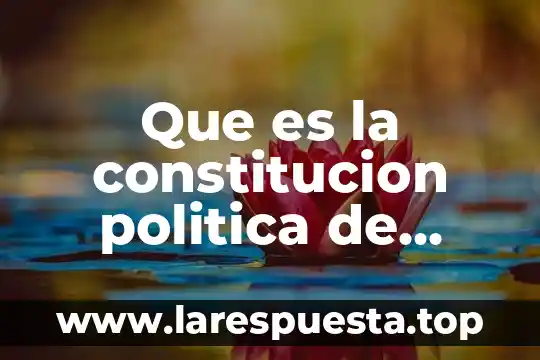 Que es la constitucion politica de mexico 1917
