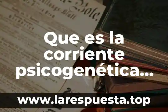 Que es la corriente psicogenética del lenguaje