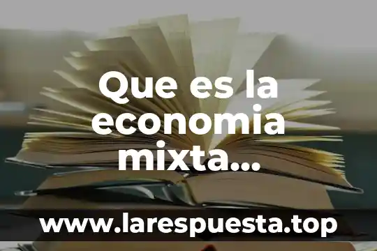Que es la economia mixta presentacion en power point