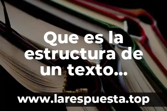 Que es la estructura de un texto argumentativo