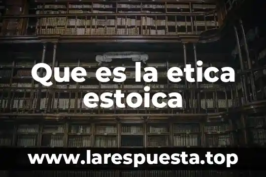 Que es la complejidad en la etica 4 Que es la etica estoica