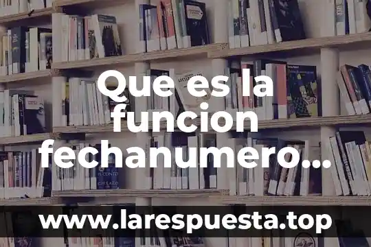 Que es un rango disjunto en excel 8 Que es la funcion fechanumero en excel