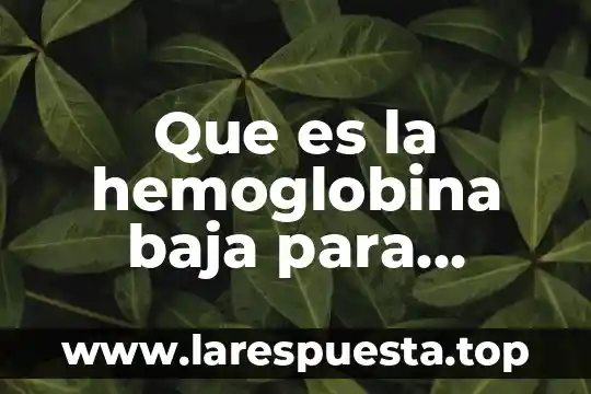 Que es el vertigo en personas ipertensas 4 Que es la hemoglobina baja para personas diabeticas