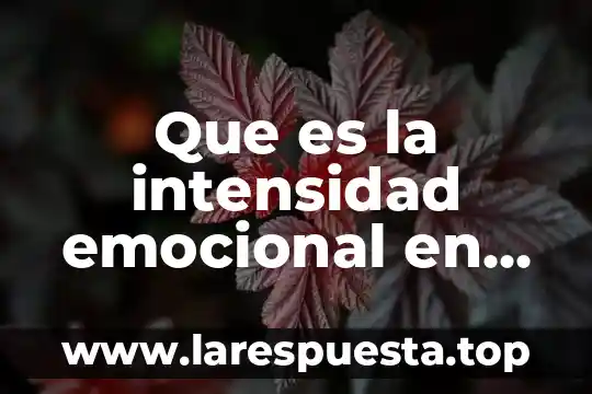 Que es un testigo en derecho 5 Que es la intensidad emocional en el lenguaje oral