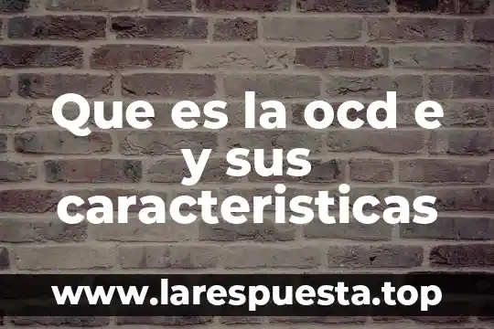 Que es el programa de recompensas mi infonavit 5 Que es la ocd e y sus caracteristicas