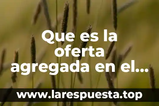 Qué es liberalismo económico clásico 4 Que es la oferta agregada en el ciclo economico
