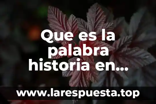 Que es la biodiversidad de mexico conabio 7 Que es la palabra historia en mexico