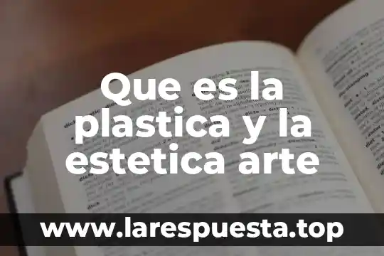 Que es la estetica segun la etica 6 Que es la plastica y la estetica arte