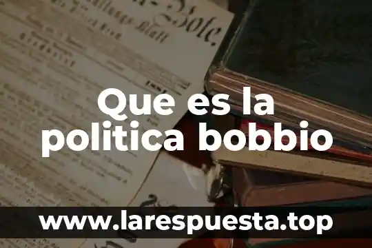 Que es la politica sabater 3 Que es la politica bobbio