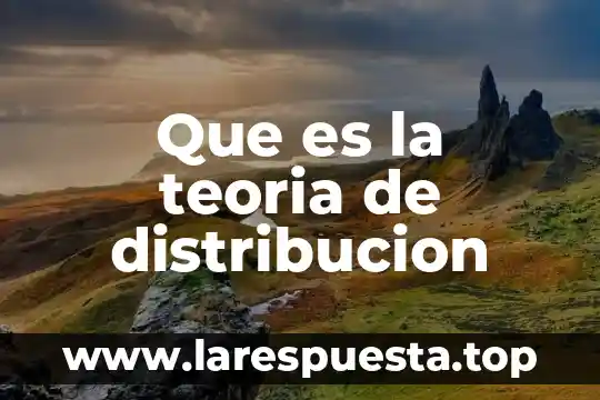 Qué es distribución Poisson en estadística 5 Que es la teoria de distribucion